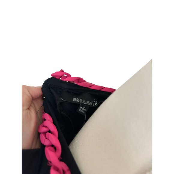 BROADWAY38 Pink Chain Detail Top Size Medium NEW - Picture 5 of 6